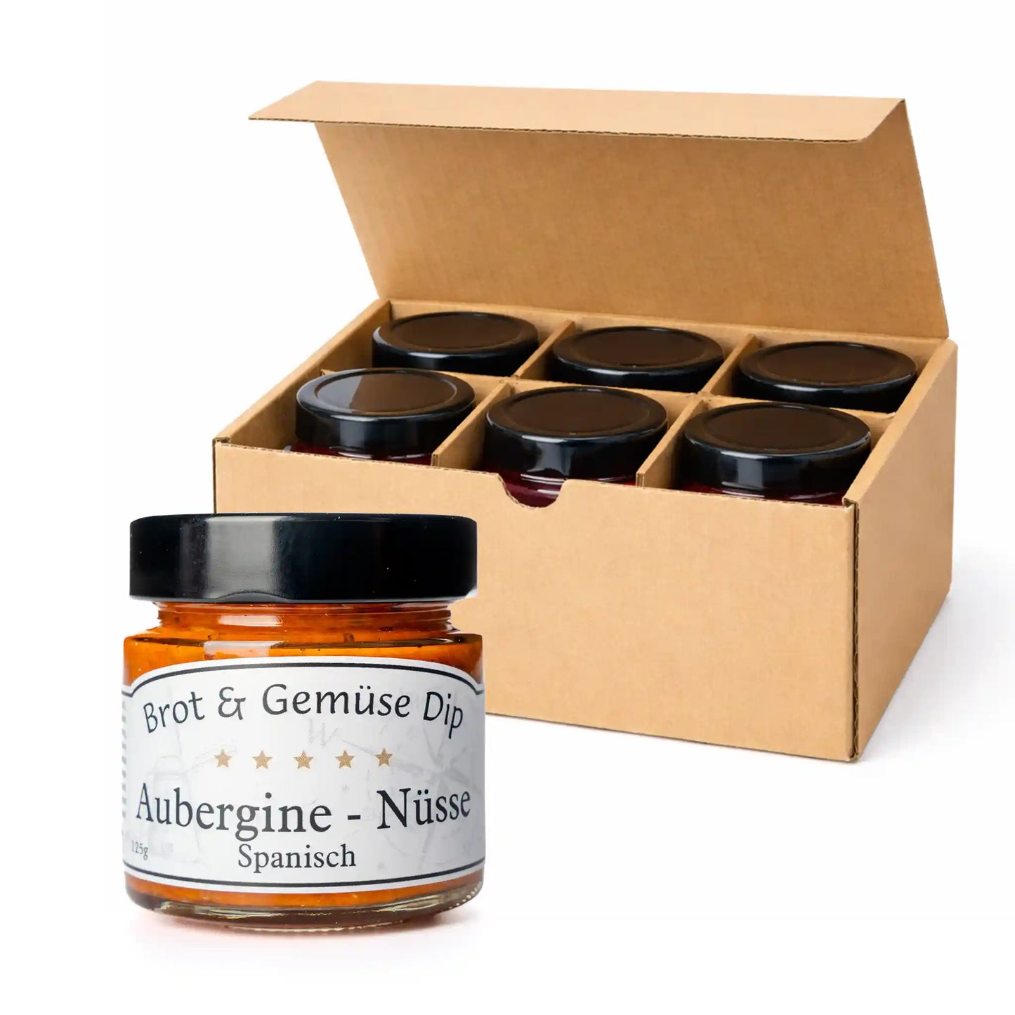 Aubergine Nüsse