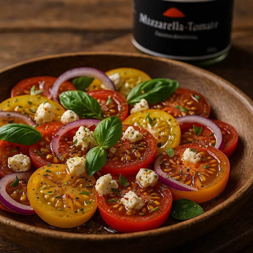 Mozzarella-Tomate Gewürzzubereitung