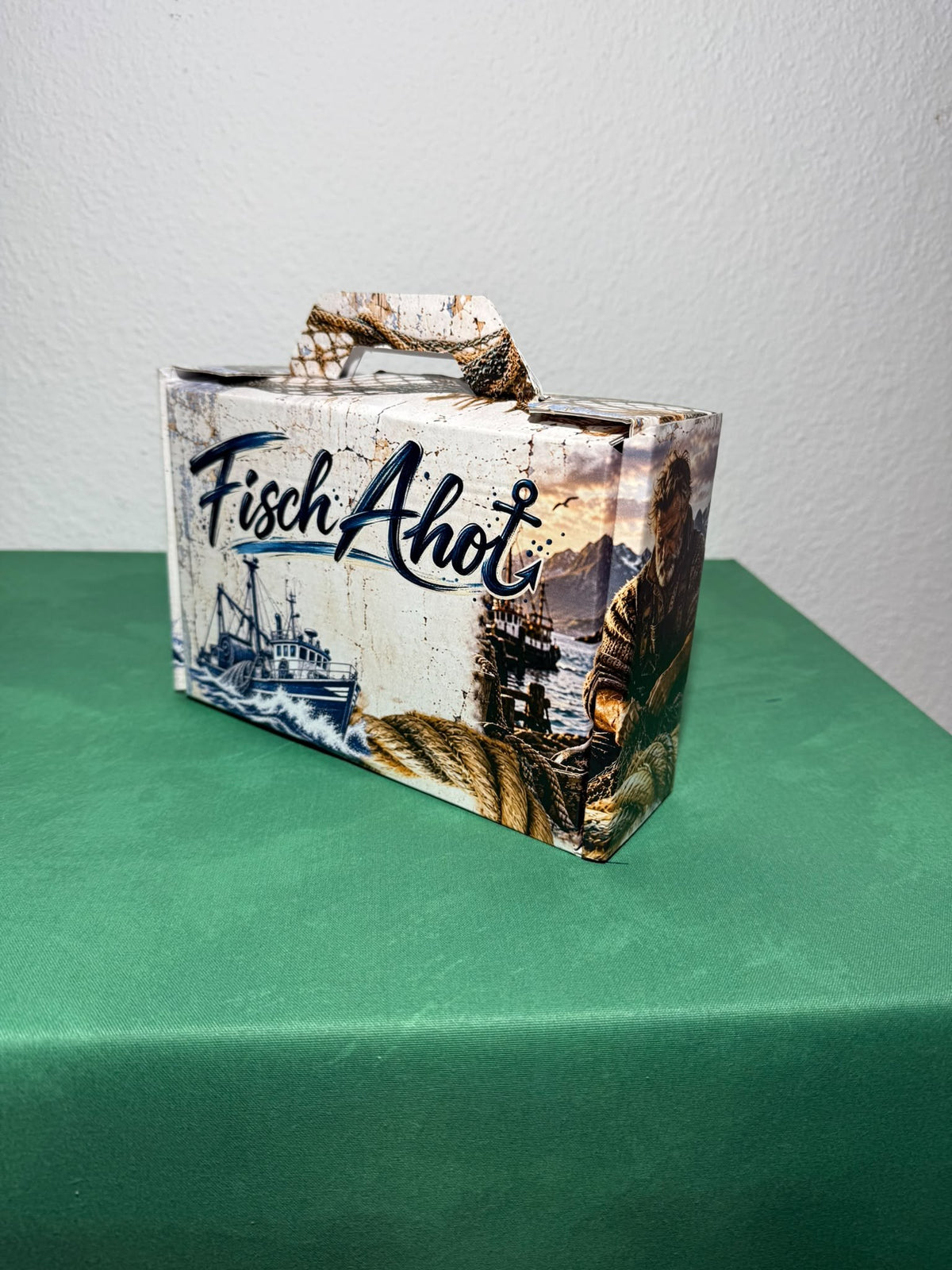 Fisch Ahoi Geschenkbox, Seitenansicht
