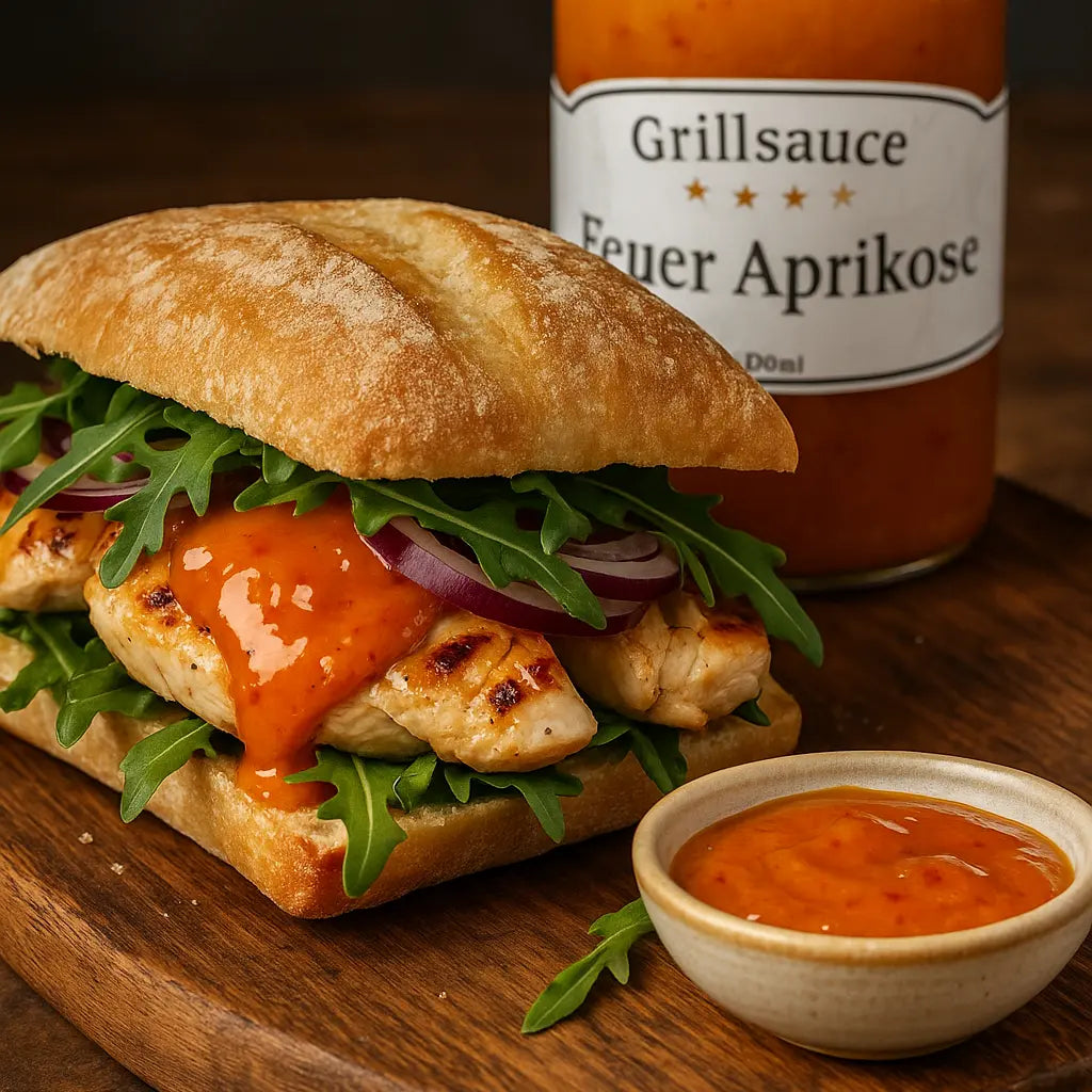 Feuer Aprikose - Die fruchtig feurige Grillsauce mit einem Hauch Asien