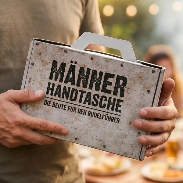 Männerhandtasche – Das originellste Geschenk für Männer.