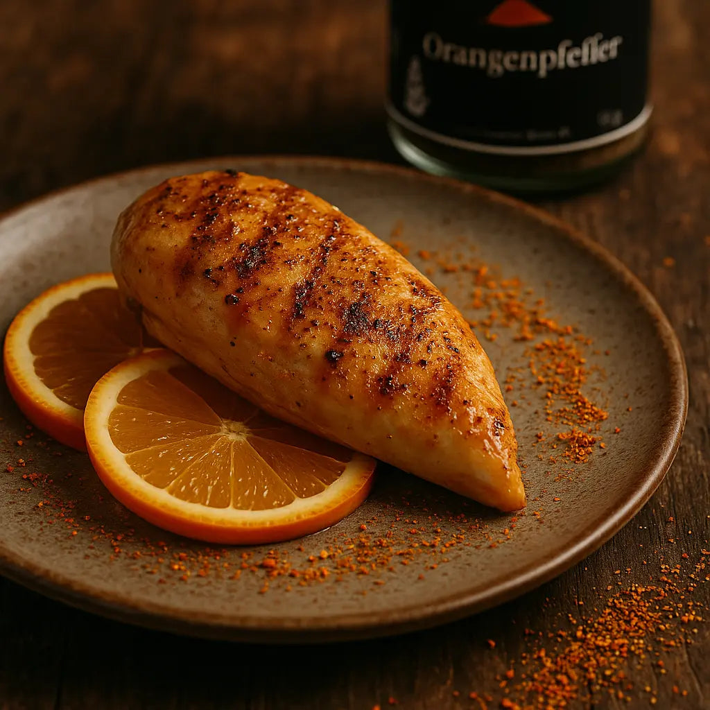 Orangenpfeffer Gewürzzubereitung