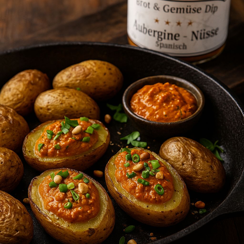 Aubergine – Nüsse Spanisch