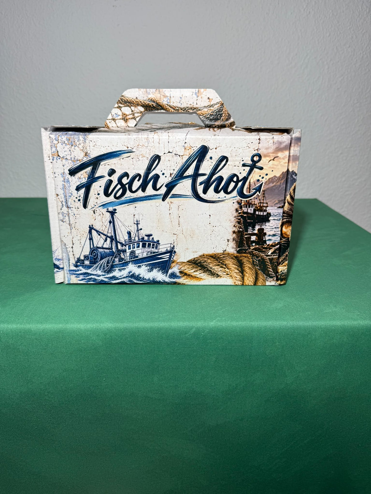 Fisch Ahoi Geschenkbox, Vorderseite